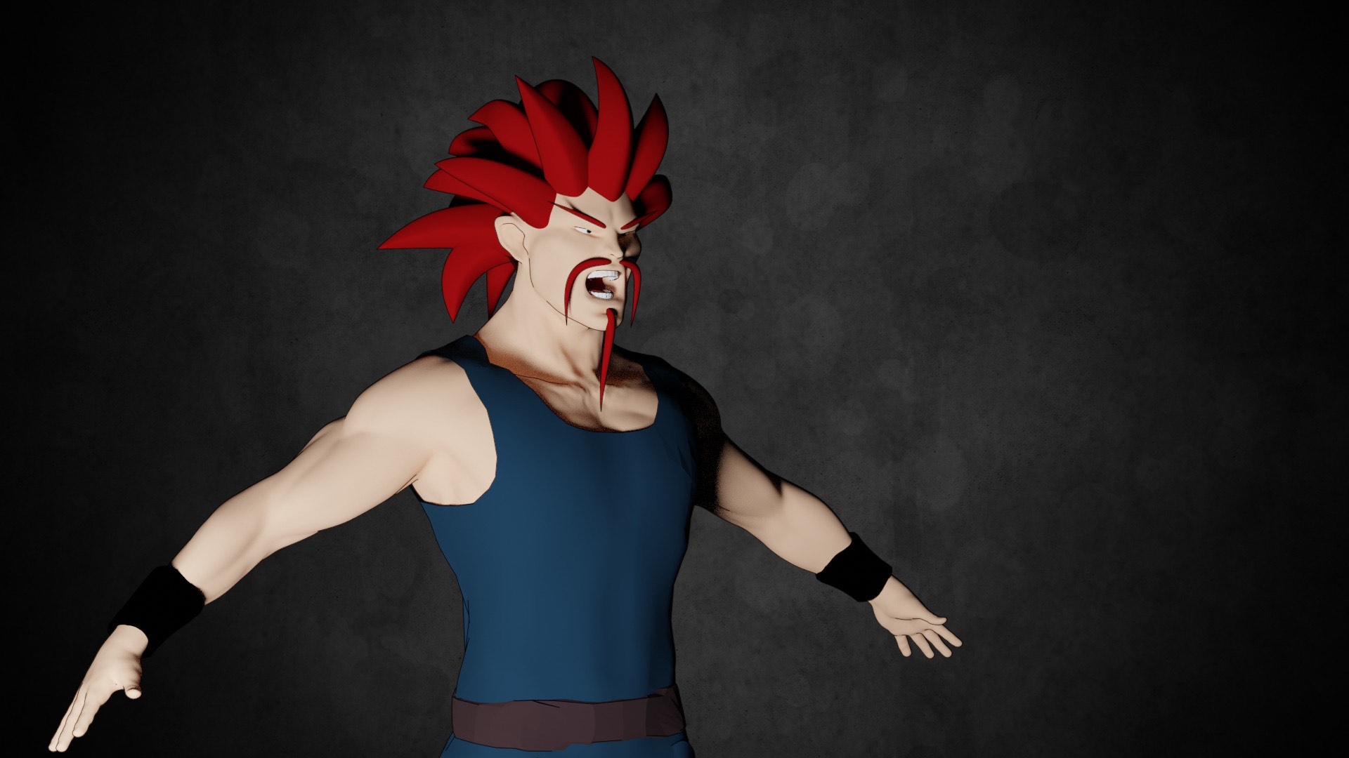 3D character sculture study - Hak Foo | Jackie Chan Adventures