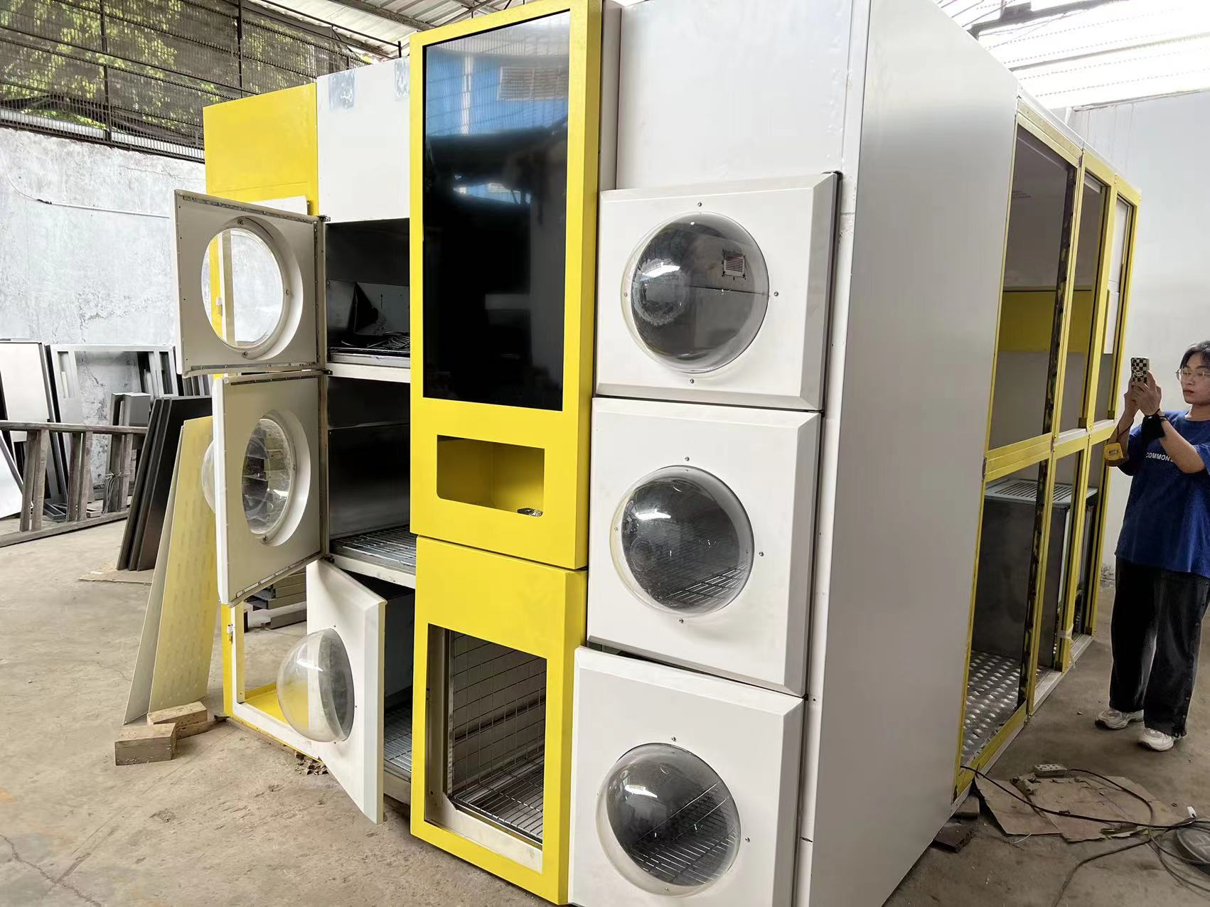 Manufacturing progress front view